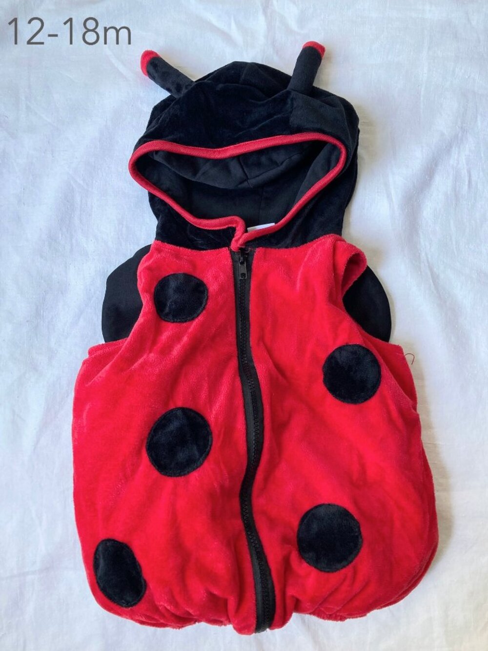 💙2/$25 12-18 Months Ladybug Halloween Costume Baby Toddler